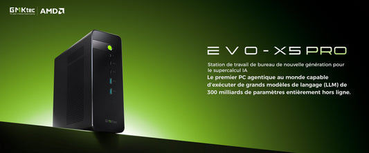 GMKtec EVO-X5 Pro : 192 Go pour l’IA locale 300B