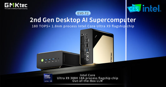 18A & 180 TOPS: GMKtec EVO-T2 Weltpremiere auf der CES 2026