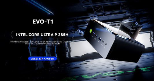 Globaler Launch: EVO-T1 mit Intel Core Ultra 9285H