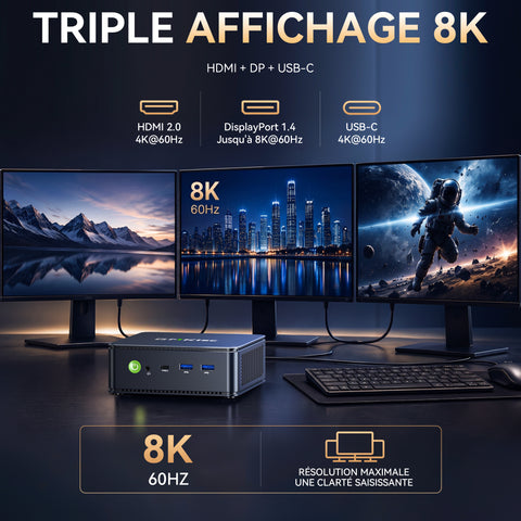 GMKtec NucBox M5S AMD Ryzen™ 3 5400U Mini PC