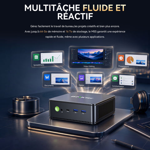 GMKtec NucBox M5S AMD Ryzen™ 3 5400U Mini PC