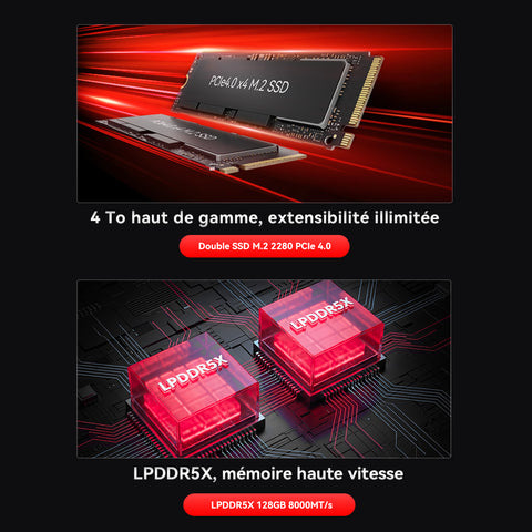 GMKtec EVO-X3 AMD Ryzen™ AI Max+ 395 Mini PC IA