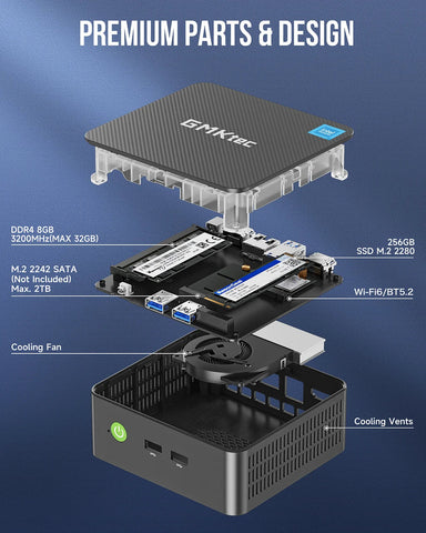 GMKtec NucBox G3 Plus Intel® Twin Lake N150