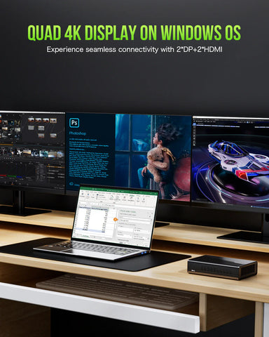 GMKtec NucBox G9 Intel N150 4-Bay NAS Mini PC – Dual-System Home Server
