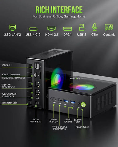 GMKtec NucBox K11 AMD Ryzen™ 9 8945HS