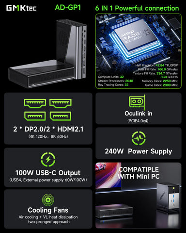 GMKtec NucBox G9 Intel N150 4-Bay NAS Mini PC – Dual-System Home Server