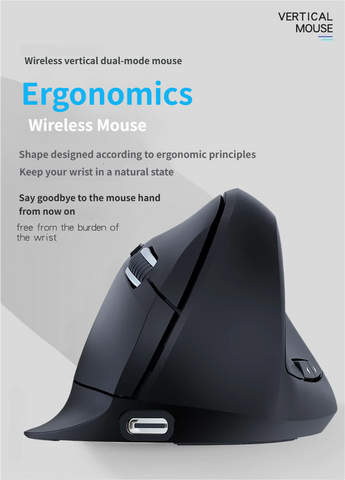 Ergonomic Vertical  Bluetooth  Mouse