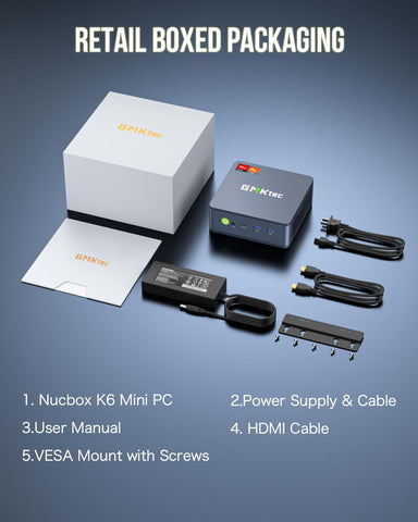 GMKtec NucBox K6 AMD Ryzen 7 7840HS Mini PC