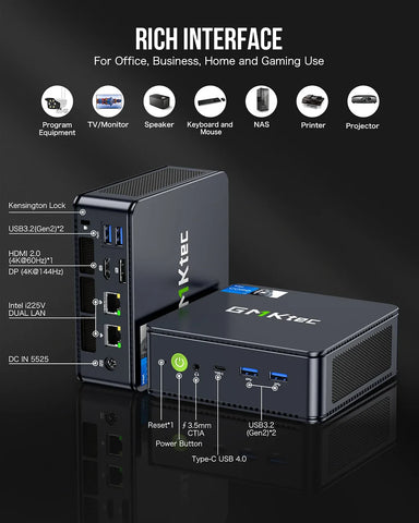 GMKtec NucBox K7 PLUS Intel Core i7 13620H Mini PC