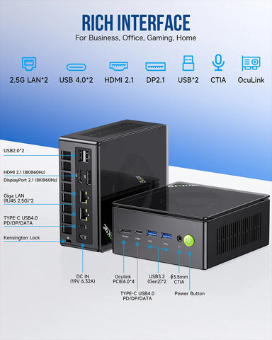 GMKtec NucBox K8 Plus AMD Ryzen™ 7 8845HS