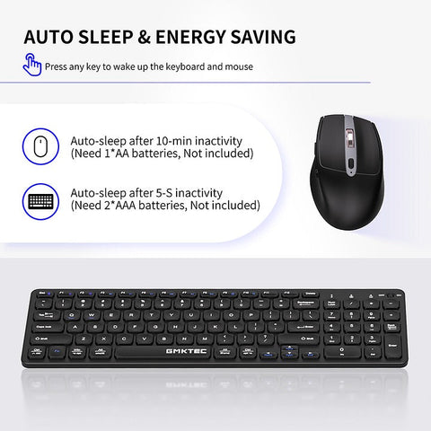 2.4G Wireless Full-sized Keyboard & Mouse Combo