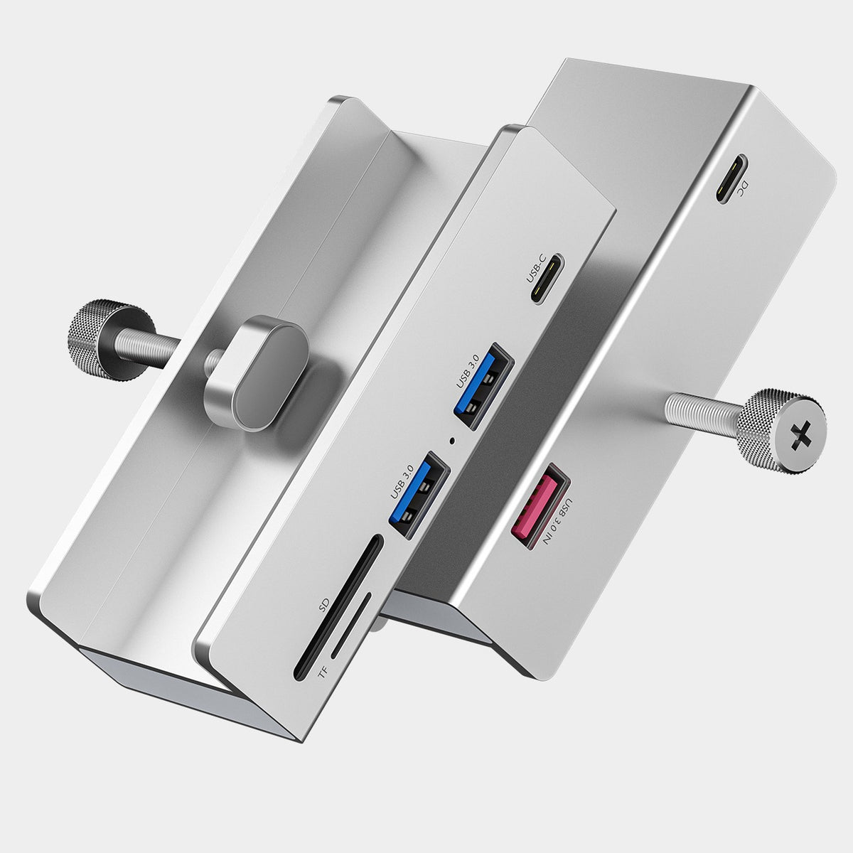 Aluminum USB Hub Mounting Clip